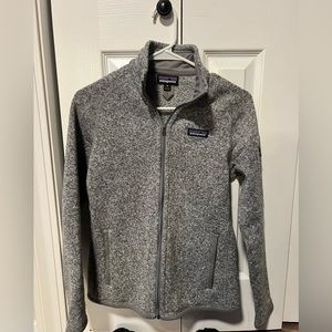 Patagonia Better Sweater Full Zip fleece Birch White in size XS. Like New